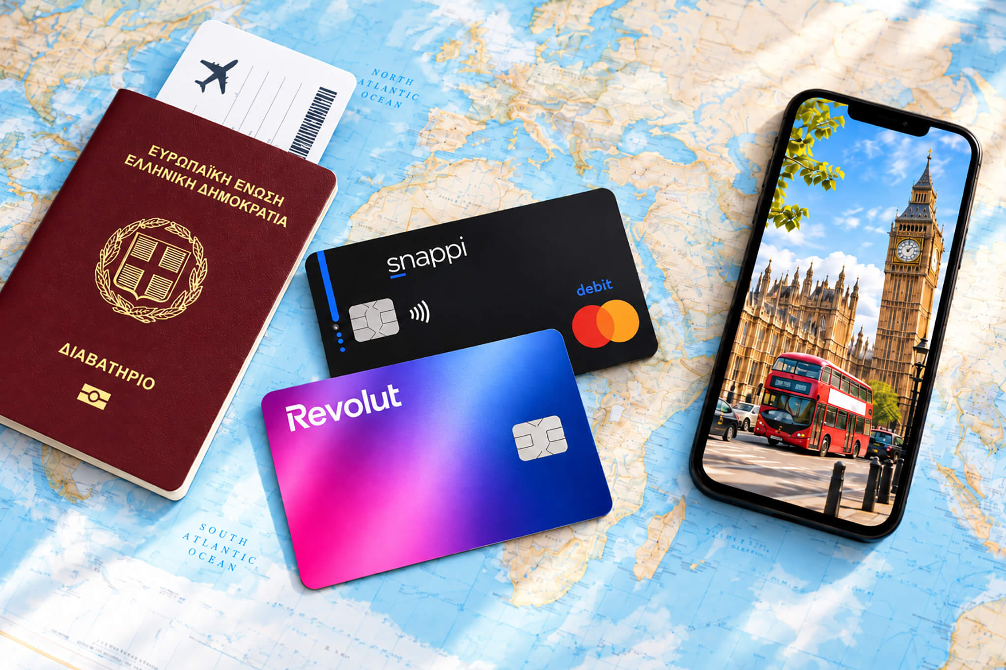 Revolut ή Snappi; Σύγκριση σε χρεώσεις, κάρτες και ταξίδια